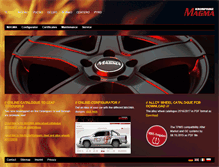 Tablet Screenshot of magma-wheels.com